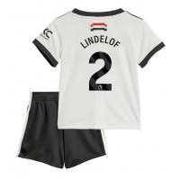 Camisa de time de futebol Manchester United Victor Lindelof #2 Replicas 3º Equipamento Infantil 2024-25 Manga Curta (+ Calças curtas)